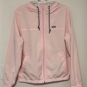 LIGHT PINK VANS WINDBREAKER - KASTLE CHECK JACKET - MEDIUM